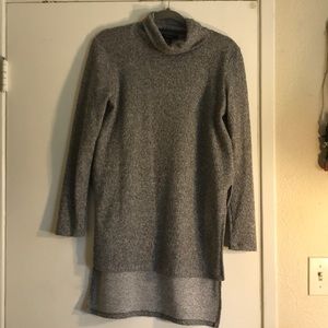 Long Sleeve Grey Turtle Neck